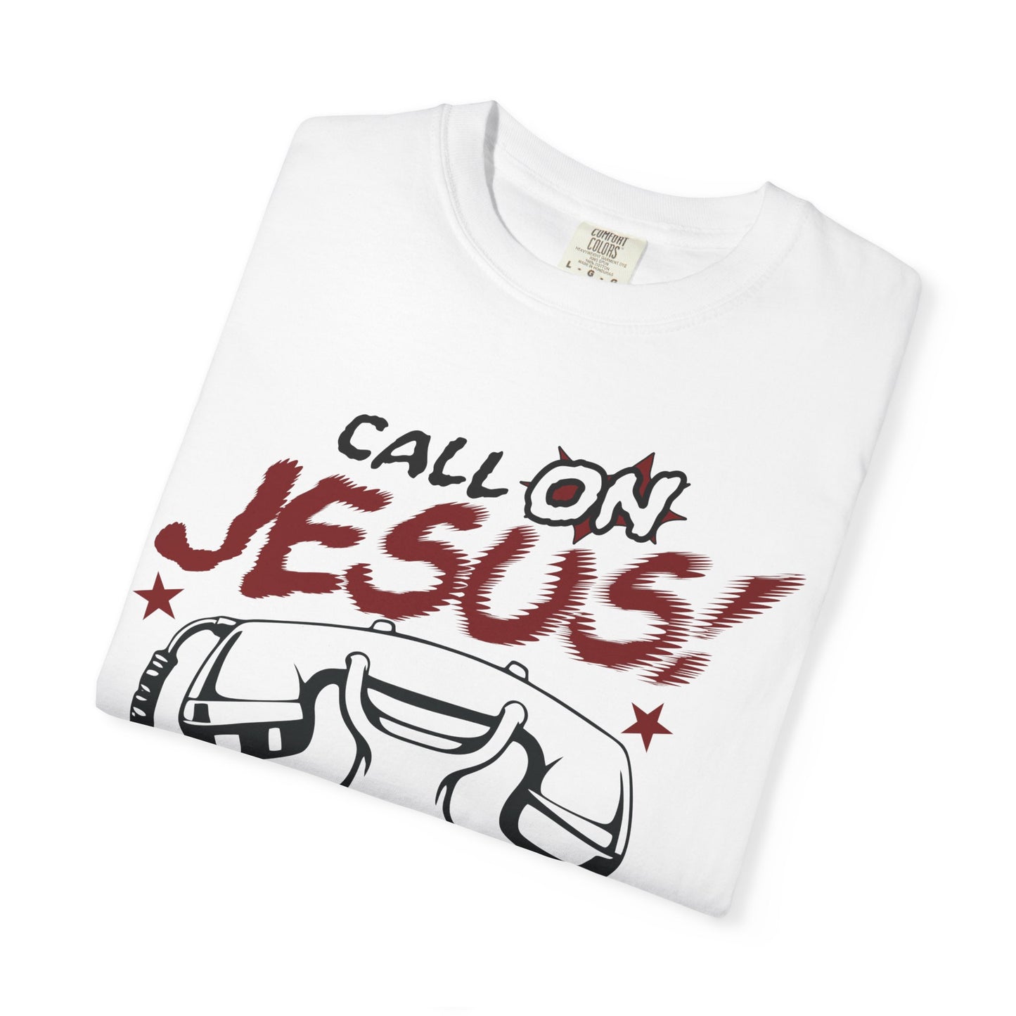 Call On Jesus Tee White
