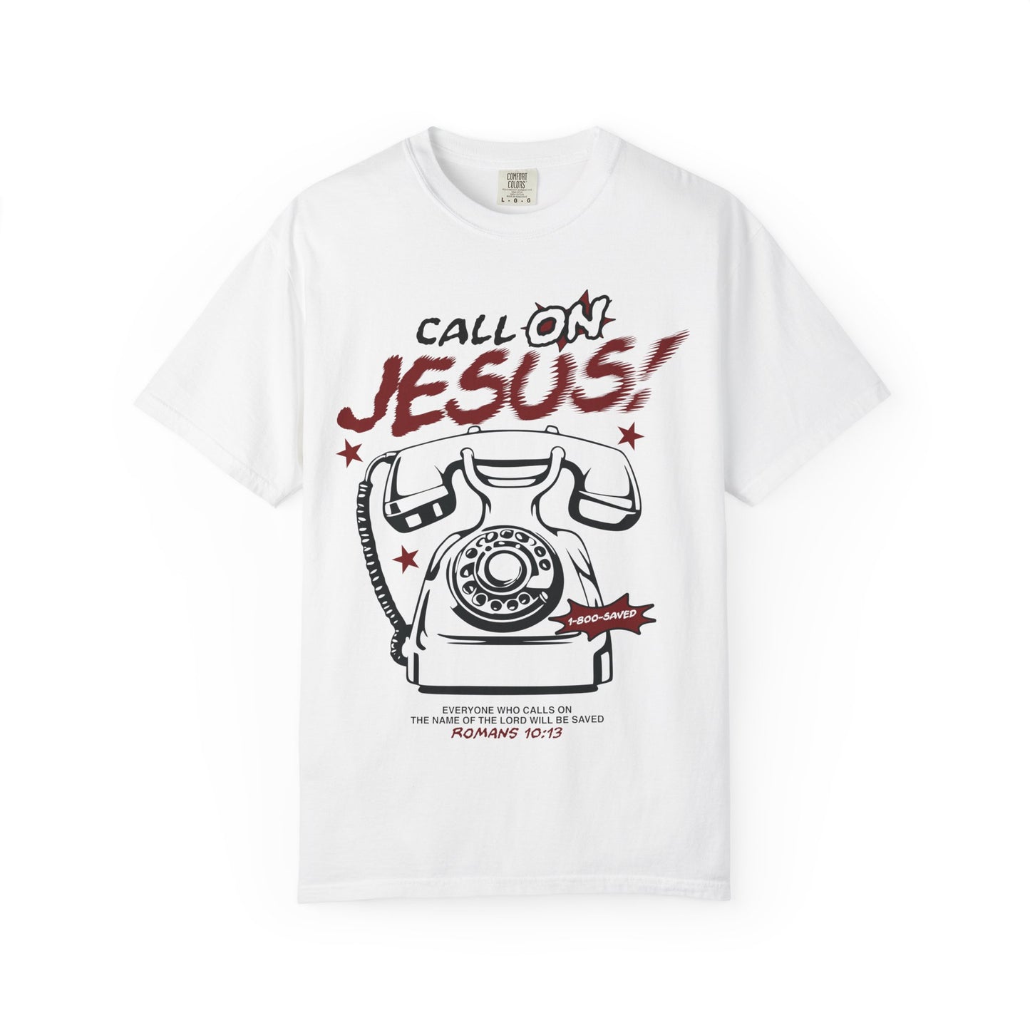 Call On Jesus Tee White