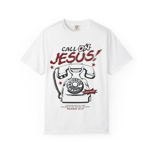 Call On Jesus Tee White