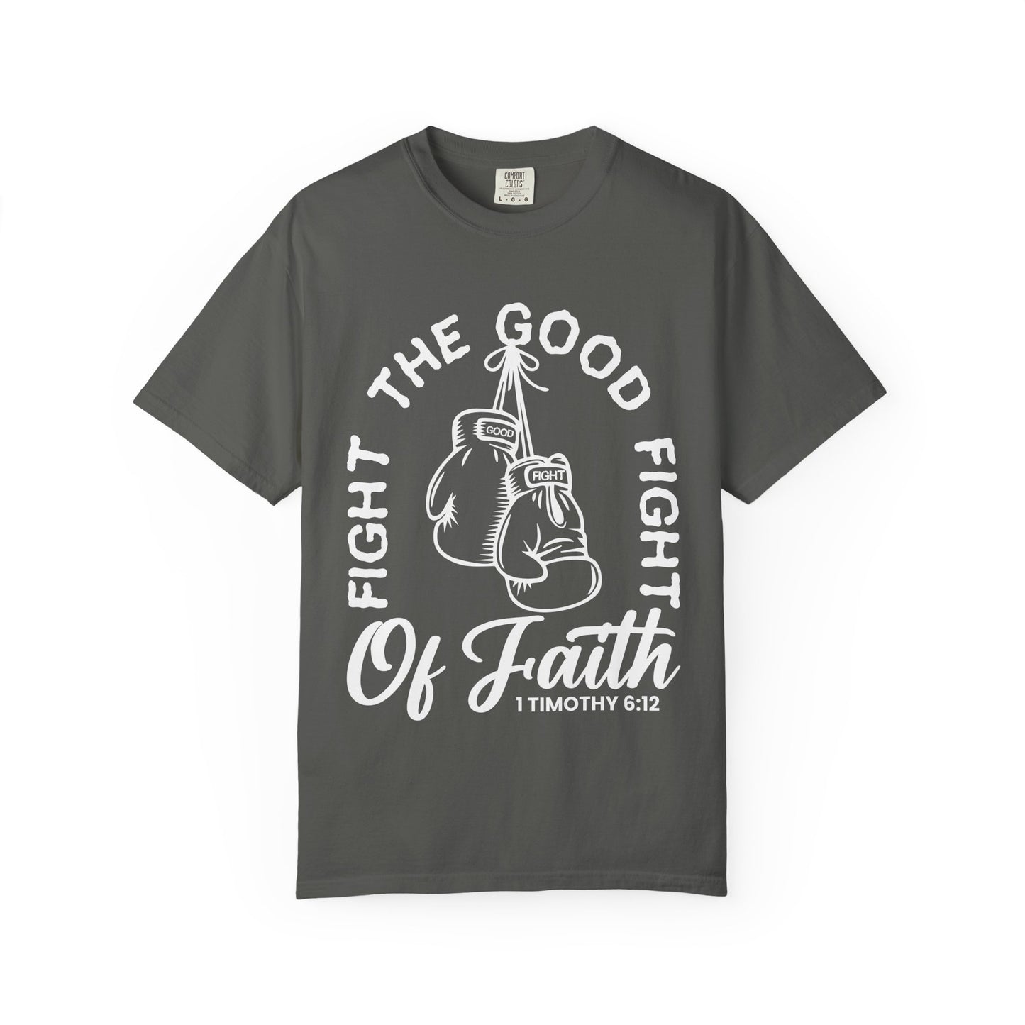 Fight The Good Fight Tee Dark Gray
